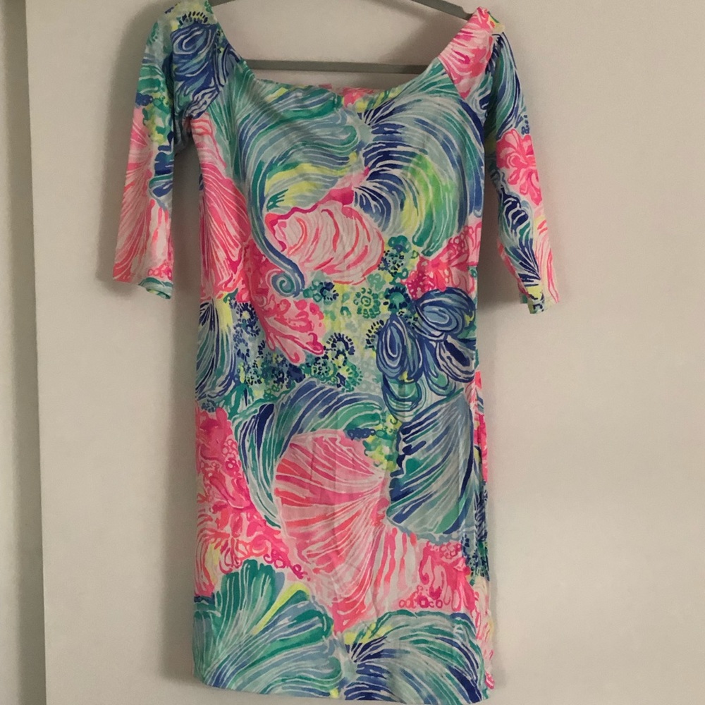 Lilly Pulitzer off the shoulder dress